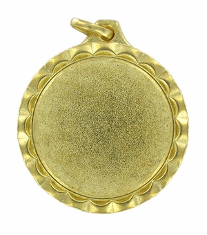 1-1/4 INCH MEDAL FRAME HOLDS 1 INCH INSERT - MULTIPLE COLORS