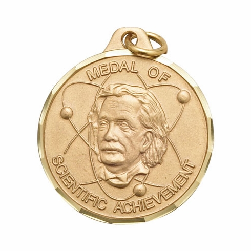 1-1/4 Inch Die-Struck Medal of Scientific Achievement in Gold, Silver, or Bronze