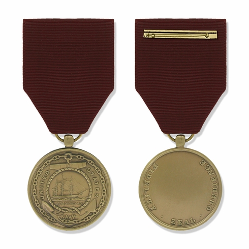 1-1/4 INCH NAVY GOOD CONDUCT MILITARY MEDAL