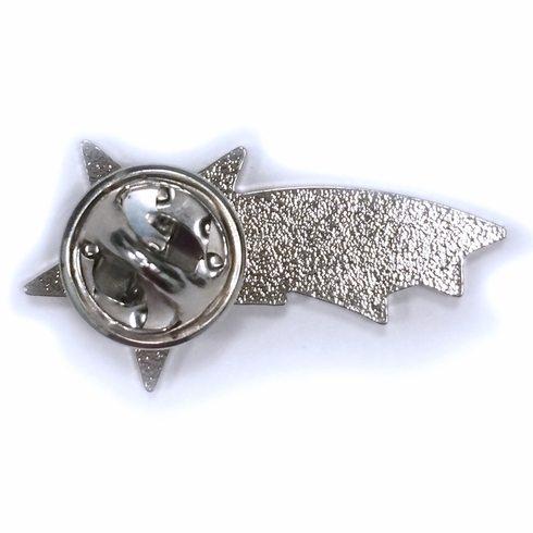 1-1/4 INCH SHOOTING STAR AMERICAN FLAG LAPEL PIN