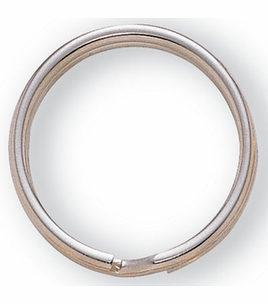 1-1/4 SILVER SPLIT KEYRING