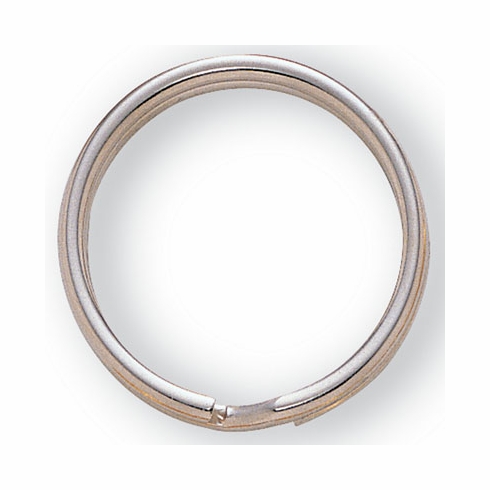 1-1/4 SILVER SPLIT KEYRING