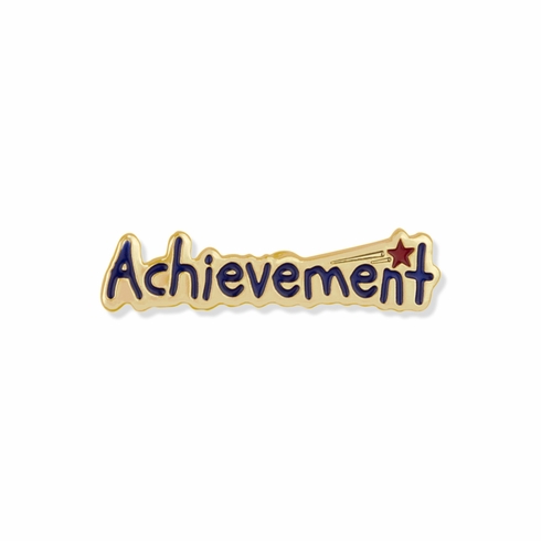 1-1/8 INCH ACHIEVEMENT LAPEL PIN