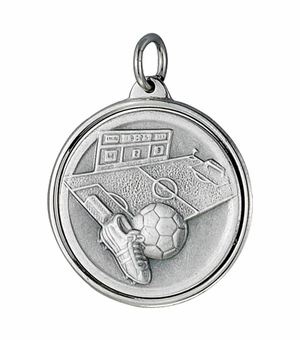 1 1/8 INCH MEDAL FRAME, SOCCER GENERAL 1 INCH MEDALLION - MULTIPLE COLORS