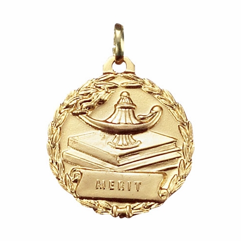 1-1/8 INCH MEDAL, MERIT