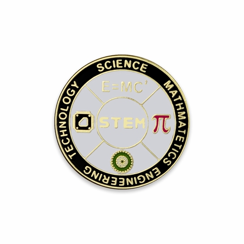 1-1/8 INCH STEM LAPEL PIN
