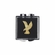 1-1/8 x 1-1/8 INCH PLASTIC HINGED PIN BOX WITH BLACK VELOUR INSERT