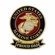 1-1/8 x 7/16 INCH U.S. MARINE "PROUD DAD" LAPEL PIN