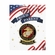 1-1/8 x 7/16 INCH U.S. MARINE "PROUD DAD" LAPEL PIN