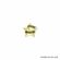 1-3/16 INCH 3D SAFETY STAR LAPEL PIN IN DELUXE BLACK VELOUR PIN BOX