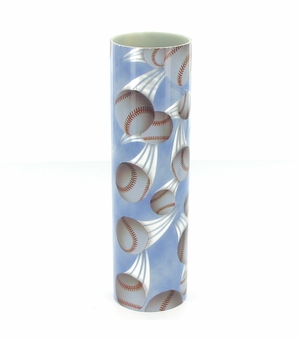 1-3/4 INCH BASEBALL ROUND PLASTIC TROPHY COLUMN