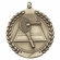 1-3/4 Inch Customizable 3D Tennis Medal in Brass, Silver, or Bronze