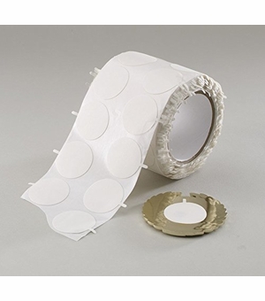 1-3/4 INCH DIAMETER STRONG ADHESIVE DISCS WITH TAB 