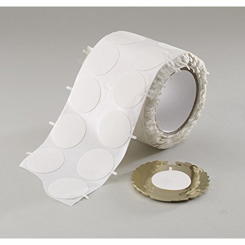 1-3/4 INCH DIAMETER STRONG ADHESIVE DISCS WITH TAB