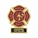 1-3/4 Inch "Honoring The Fallen" Firefighter Maltese Cross Fire Shield Soft Epoxy Enameled Carded Lapel Pin