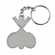 1-3/4 INCH PEWTER TENNIS KEY CHAIN