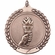 1-3/4 Inch Customizable 3D Die-Cast Medal with Torch Theme in Brass, Silver, or Bronze