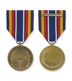 1-3/8 INCH GLOBAL WAR ON TERRORISM SERVICE MILITARY MEDAL