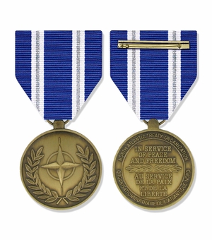 1-3/8 INCH NATO NON-ARTICLE 5 MEDAL FOR AFGHANISTAN