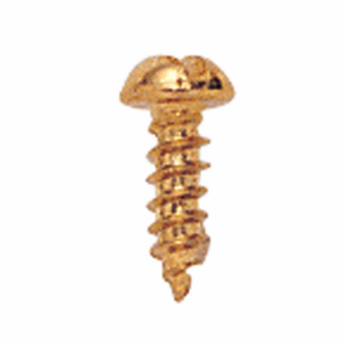 1/4 INCH #2 BRASS SCREW 100 PC