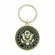 1-5/8 Inch United States Army Shield Engravable Enameled Key Ring