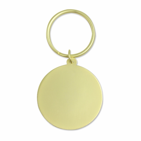 1-5/8 Inch United States Army Shield Engravable Enameled Key Ring