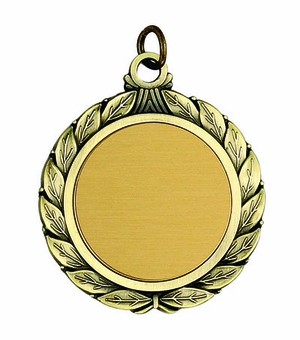 1-7/8 INCH ANTIQUED MEDAL FRAME-HOLDS 1 INCH INSERT-MULTIPLE COLORS