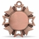 1-7/8 INCH STARBURST MEDAL ANTIQUE BRONZE FINISH