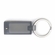 1-7/8 x 7/8 INCH SATIN SILVER FINISH PILL BOX KEY CHAIN