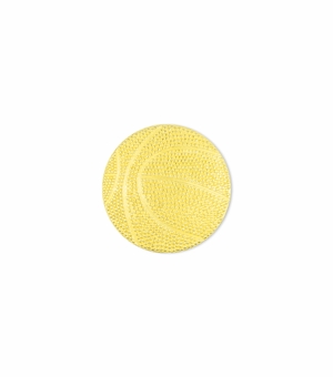 1 INCH BASKETBALL CHENILLE PIN GOLD