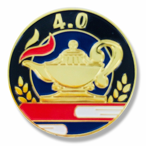 1 INCH DIAMETER 4.0 LAPEL PIN