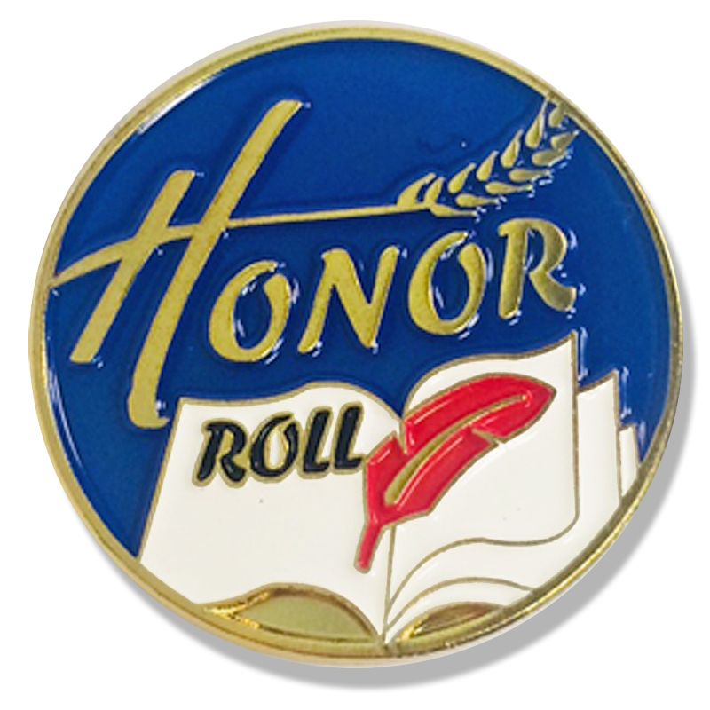 1 INCH DIAMETER HONOR ROLL LAPEL PIN