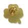1 INCH FOUR LEAF CLOVER LAPEL PIN