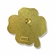 1 INCH FOUR LEAF CLOVER LAPEL PIN