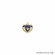 1 INCH GOLD "MATH HONORS" WITH LAMP OF LEARNING AND WREATHS ENAMELED LAPEL PIN
