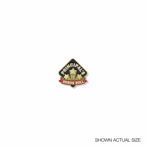 1 INCH HEIGHT PRINCIPAL'S HONOR ROLL LAPEL PIN