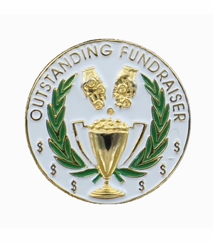 1 INCH OUTSTANDING FUNDRAISER PIN