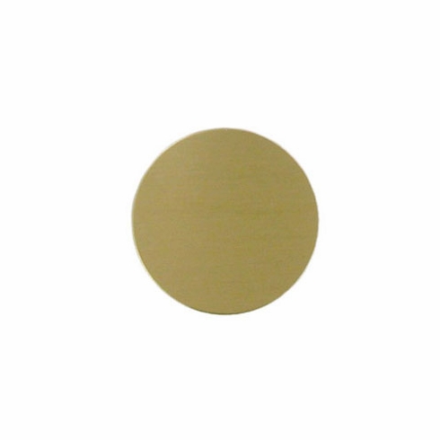 1 INCH SATIN BRASS DISC