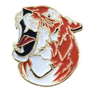 3/4 INCH TIGER MASCOT PIN