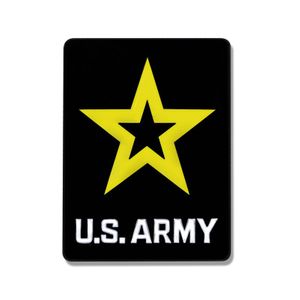 1 Inch United States Army Star Pin Soft Epoxy Enameled