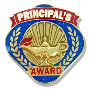1 X 1 INCH PRINCIPAL'S AWARD LAPEL PIN