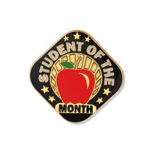 1 X 1 INCH STUDENT OF THE MONTH LAPEL PIN
