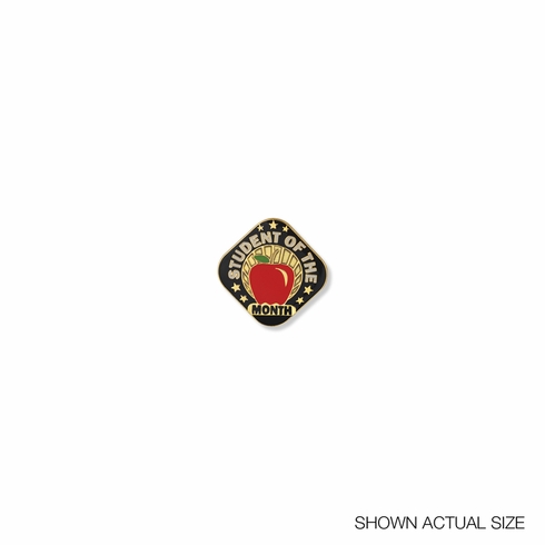 1 X 1 INCH STUDENT OF THE MONTH LAPEL PIN