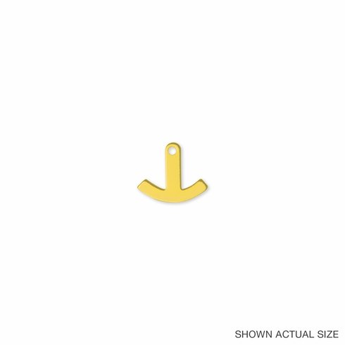 1 x 7/8 INCH GOLD ROCKER BAR FOR LAPEL PINS