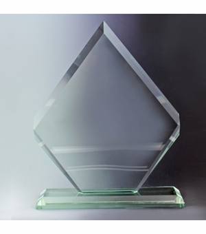 10-1/2 INCH ARROWHEAD JADE GLASS AWARD