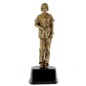 10-1/2 INCH FEMALE NURSE TROPHY