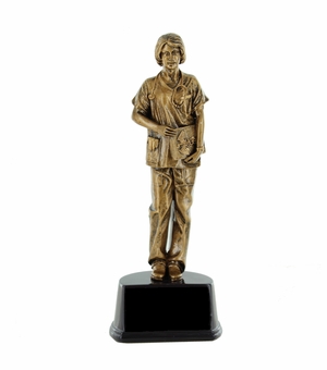 10-1/2 INCH FEMALE NURSE TROPHY