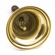 10-1/2 INCH HEIGHT SOLID BRASS SCHOOL BELL