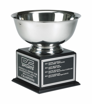10-1/2 INCH PAUL REVERE BOWL ON BLACK BASE