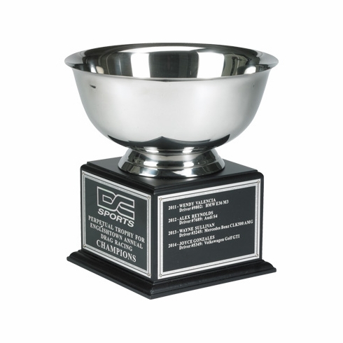 10-1/2 INCH PAUL REVERE BOWL ON BLACK BASE